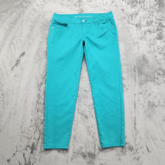 Celebrity Pink Jeans Womens 11 Juniors Blue Low Rise Skinny Ankle Stretch Denim - Picture 1 of 11
